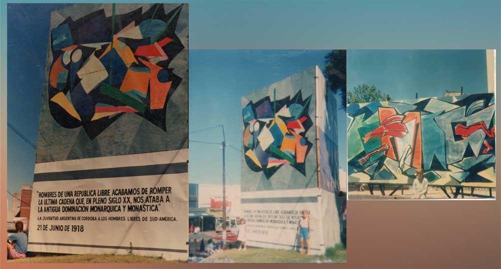 Daniel Tomasini intervenciones murales