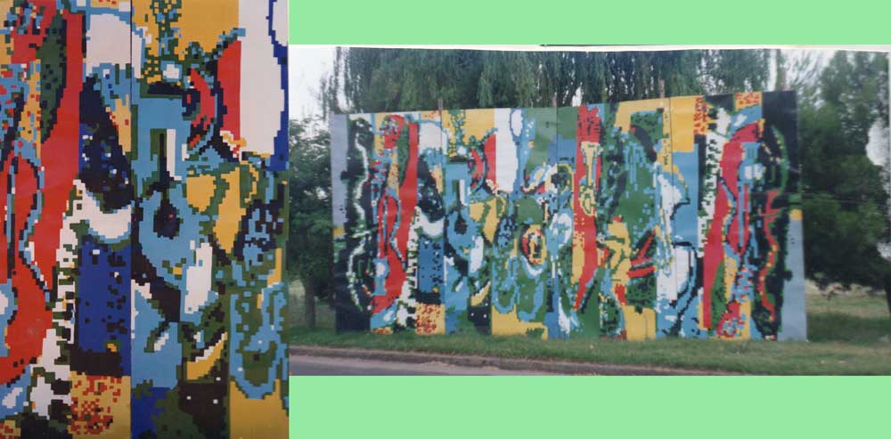 Daniel Tomasini intervenciones murales